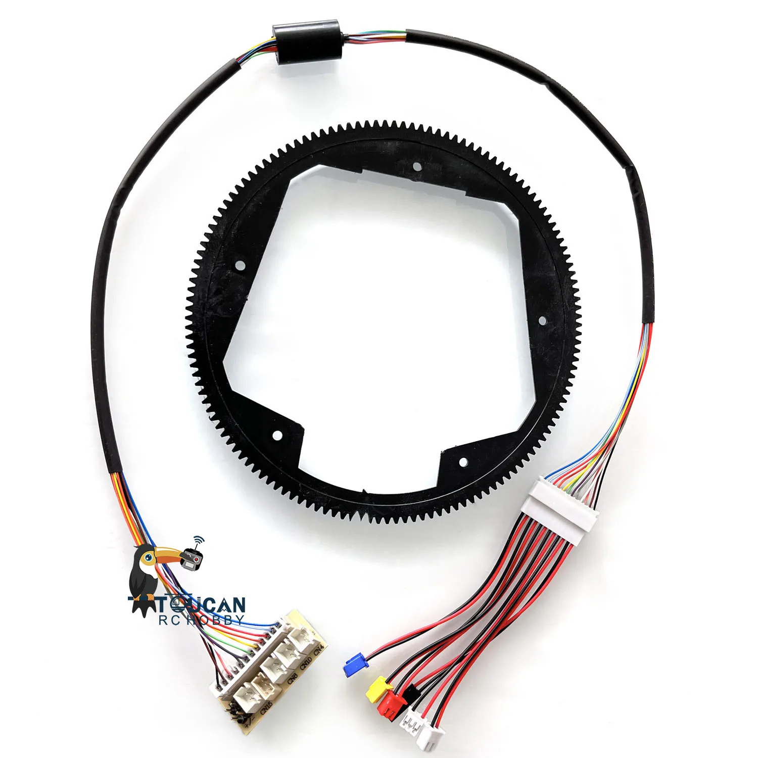 Heng Long 1/16 TK 7.0 RC Tank Plastic Big 360° Rotating Gear Electric Slip Ring 12P Toucan RC Hobby Spare Parts TH19889