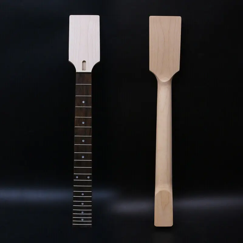 

Yinfente New Maple Guitar Neck 22 Fret 24 Inch DOT Inlay Maple Rosewood Fretboard