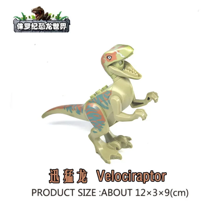 DIY Building Block Tyrannosaurus Rex Triceratops Velociraptor Pterosaur Triceratops Crested Dragon toys for children gifts