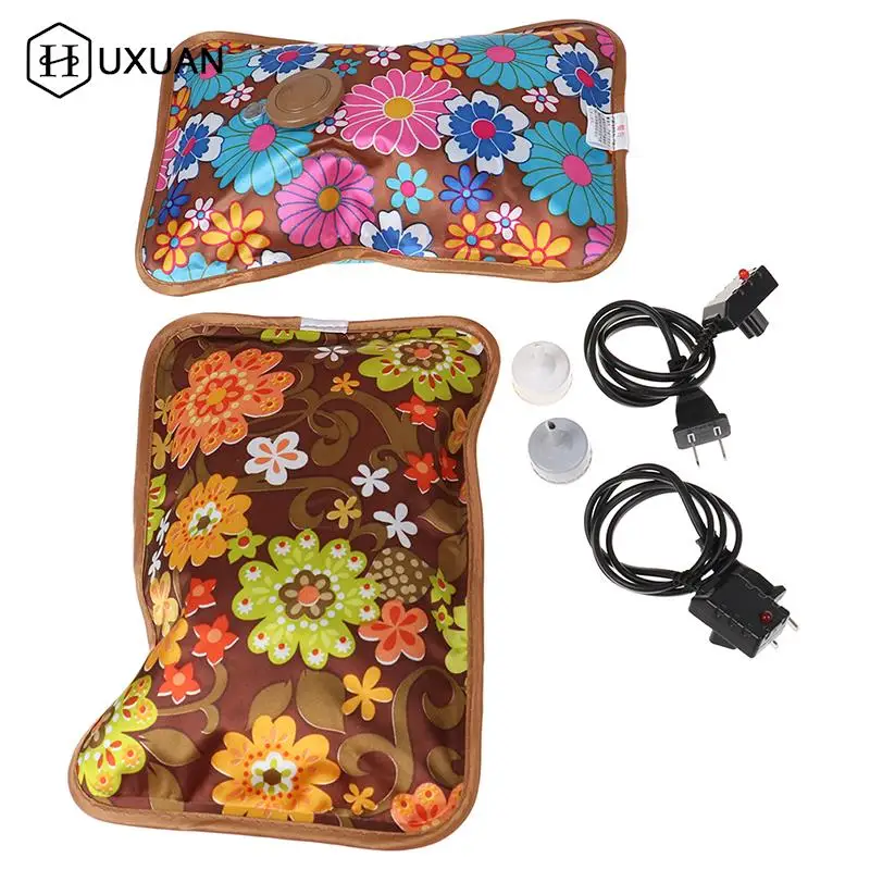 1PC Rechargeable Electric Hot Water Bottle Hand Warmer Heater Bag For Winter