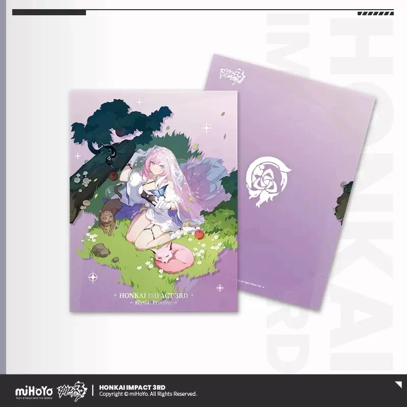 miHoYo Official Honkai Impact 3 Anime Fashion Spinoff VALKYRIES Folder LIYSIA BRONYA Cosplay Props  Accessories Birthday Gifts