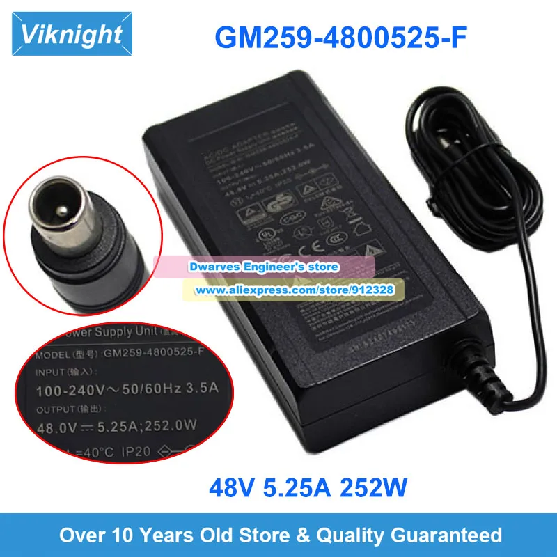 

GM259-4800525-F AC Adapter 48V 5.25A 252W for SIMAGIC/GVE Power Supply