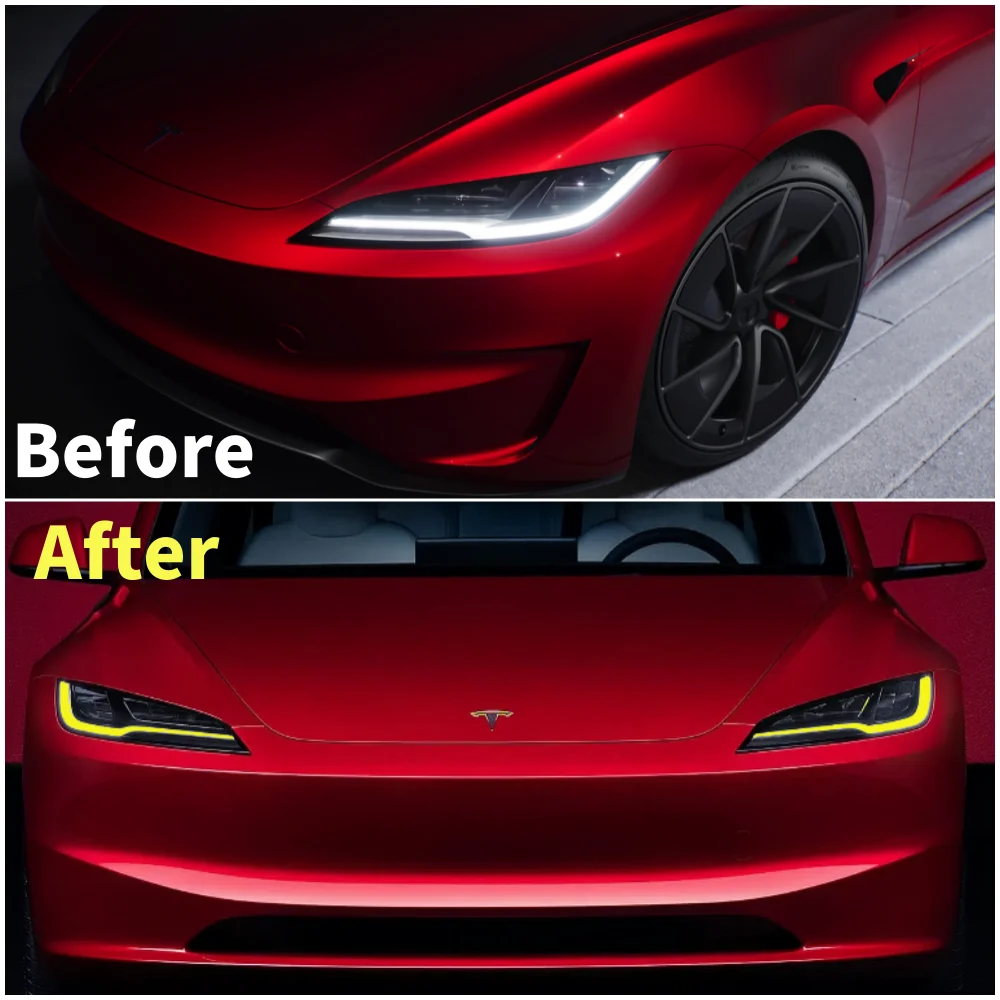 

Car Ambient Lights LED Interior DRL Daytime Running Lights LED Boards For Tesla Model 3 Atmosphere Light Strip 2023 2024