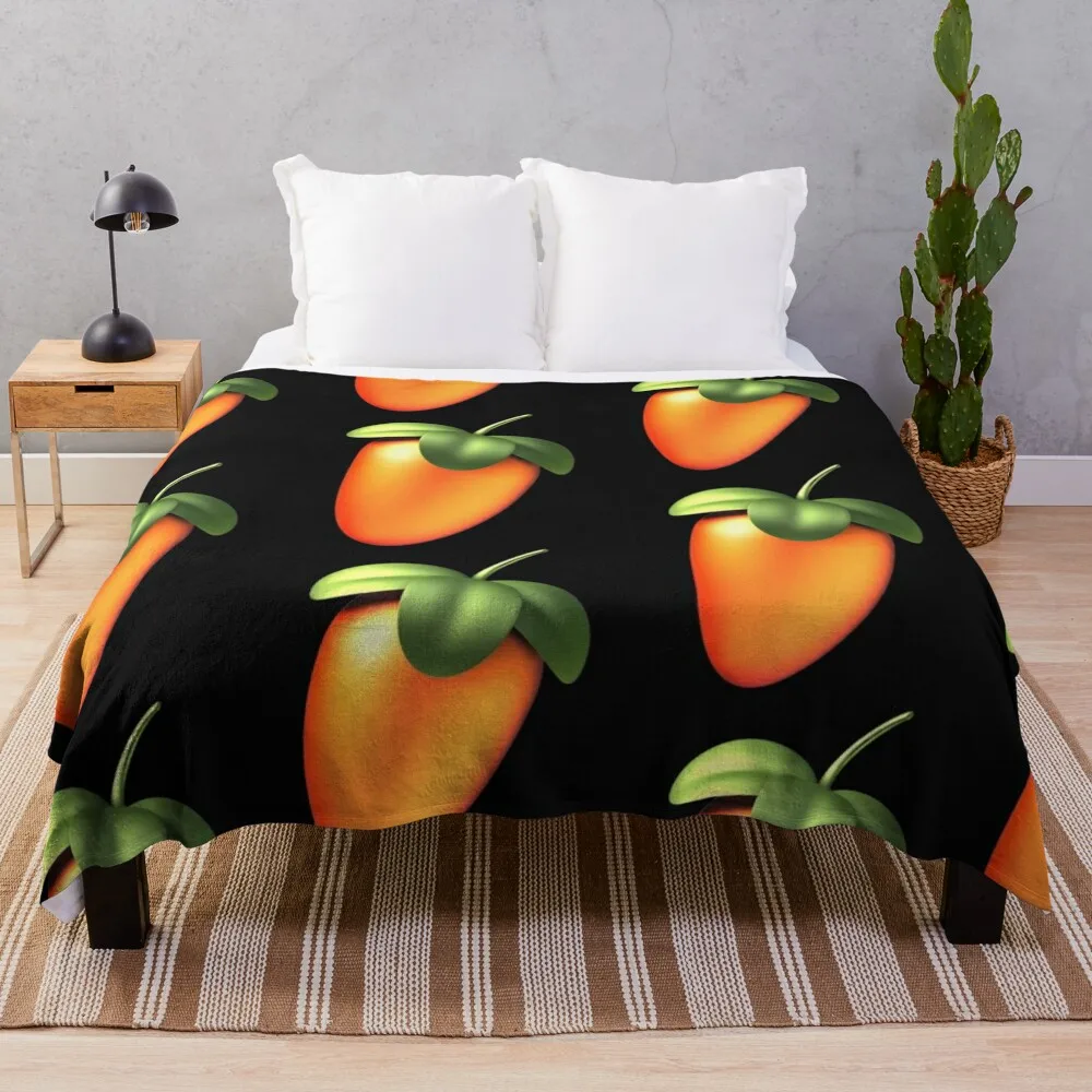 Fl Studio logo Sticker Throw Blanket bed plaid Thermal Blankets