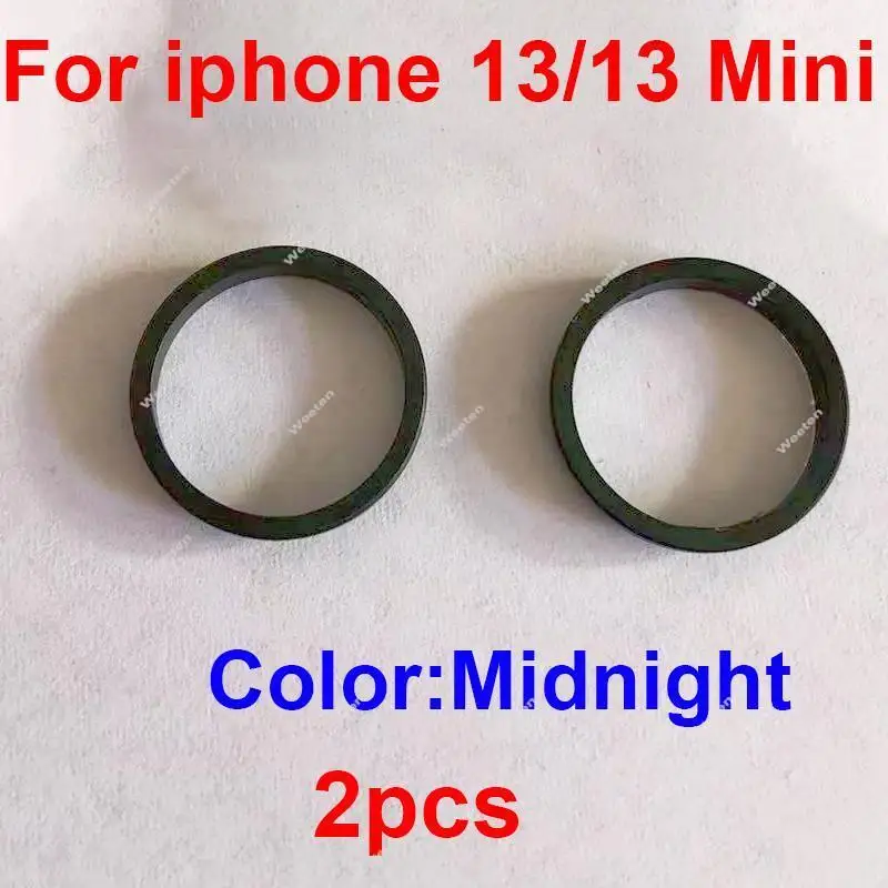 الخلفية الخلفية عدسة الكاميرا قوس حلقة معدنية الحافة آيفون 13 13Mini 13Pro 13Pro ماكس حلقة الكاميرا غطاء إطاري الحافة الوفير أجزاء