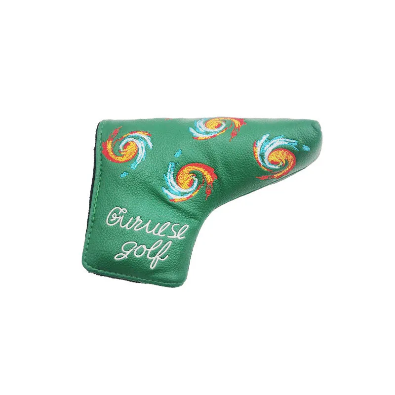 Golf Putter Cover For Mallet Blade Club Waterproof PU Leather Golf Head Cover The magnet closure High quality