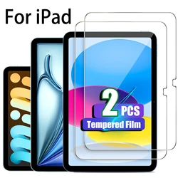 2pcs Tempered Glass Screen Protector For iPad Pro Air 13 11 M4 M2 Air 5 4 12.9 10.2