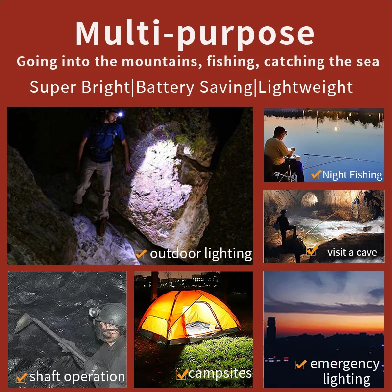 High-Power 100W Ultra-Bright LED Strong Light Handheld External Searchlight