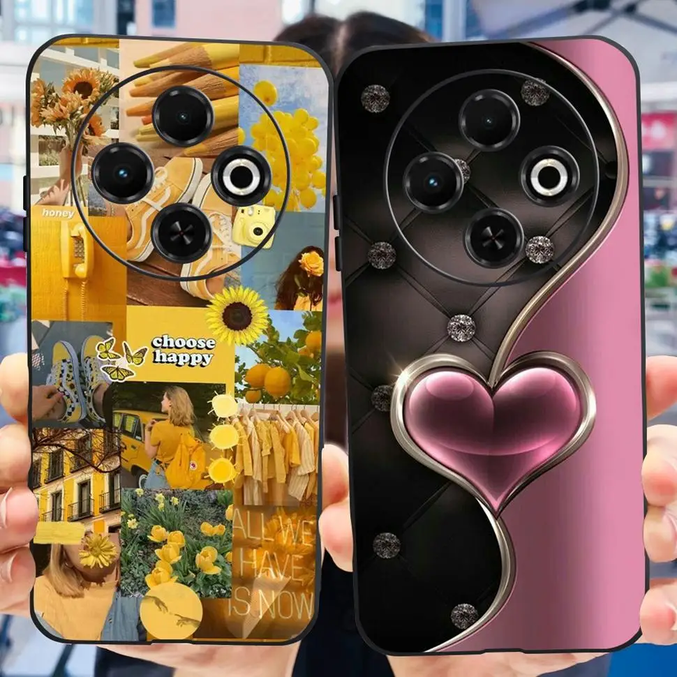 For Tecno Spark 30 Pro Case Cute Cat Painted Cover Soft Silicone Phone Cases For Tecno Spark 30 30C Pro Spark30C Full Back Cover