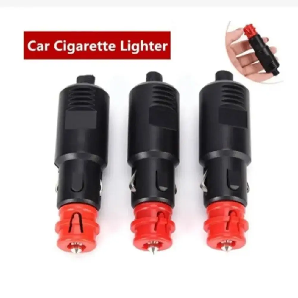 12 V 24v New Male Car Cigarette Lighter Socket Plug On Universal Adapter Switch Charger Power Adapter Off Connector Power M5i1