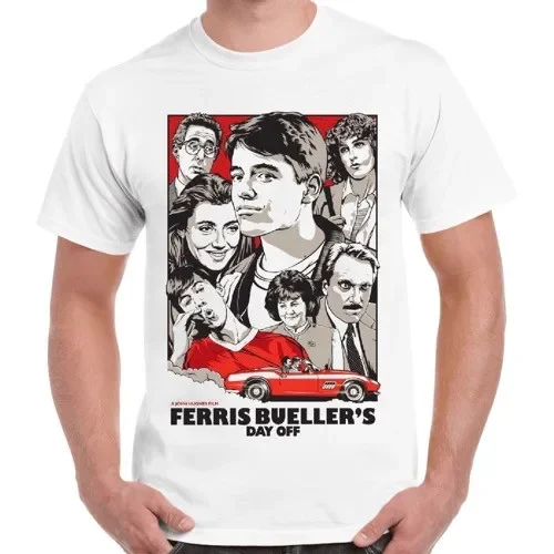 Ferris Bueller's Day Off 80s Film Cool Gift Poster Vintage Retro T Shirt 1427