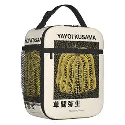 Yayoi Kusama Pumkin Forever Insulated Lunch Bag for School Office Abstract Art Leakproof Thermal Cooler Lunch Box Women Kids