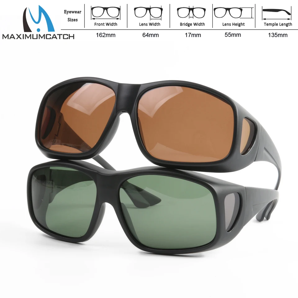 MAXCATCH Fly Fishing Polarized Sunglasses UV400 Protection Tortoise Frame Sport Fishing Sunglasses Outdoor Fishing Glasses