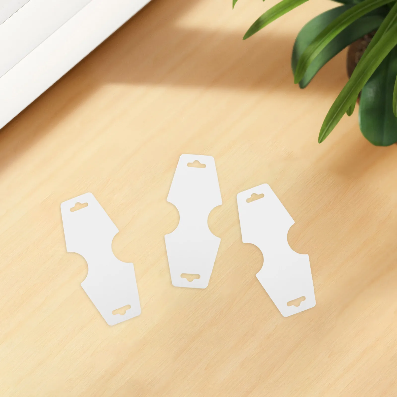 

150Pcs Foldable Necklace Packaging Cards Natural Cardstock Jewelry Display Tags for Earrings Bracelets Small Business Retail