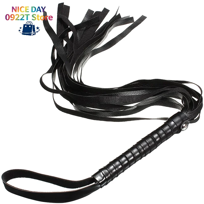 35cm Pu Leather Pimp Whip Riding Crop Party Horse Riding Whip Training Horse Whip Stage Performance Prop@#X
