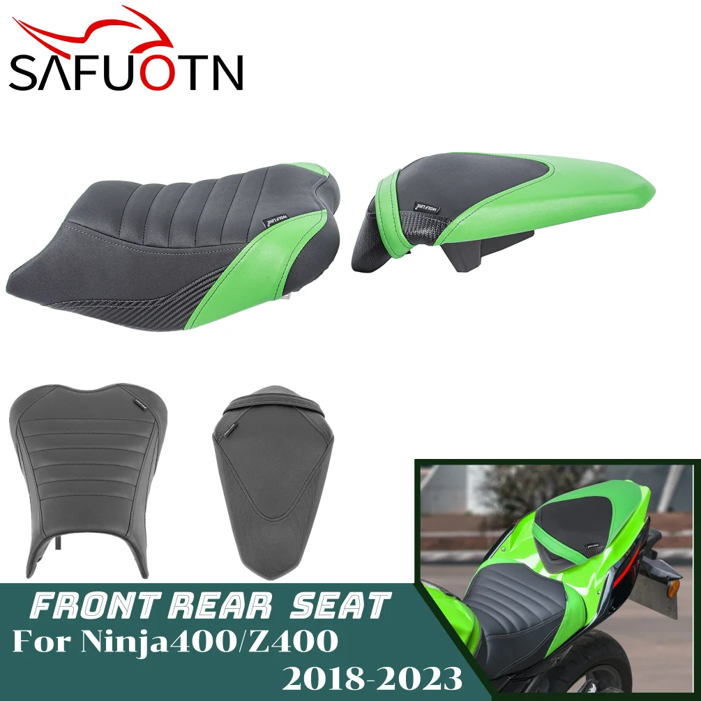 

Ninja400 Z400 Front Driver Seat For Ninja Z 400 2018-2023 2022 2021 Motorcycle Rear Passenger Pillion Cushion Cover Accessories