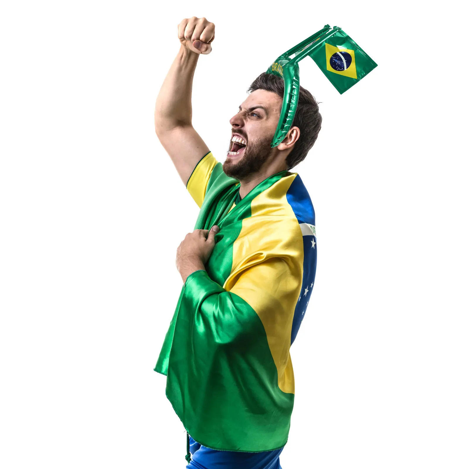 

20 Pcs Football Party Headb s Inflatable Aluminum Film Balloon Hair Hoops Soccer Fans Sports Accessories