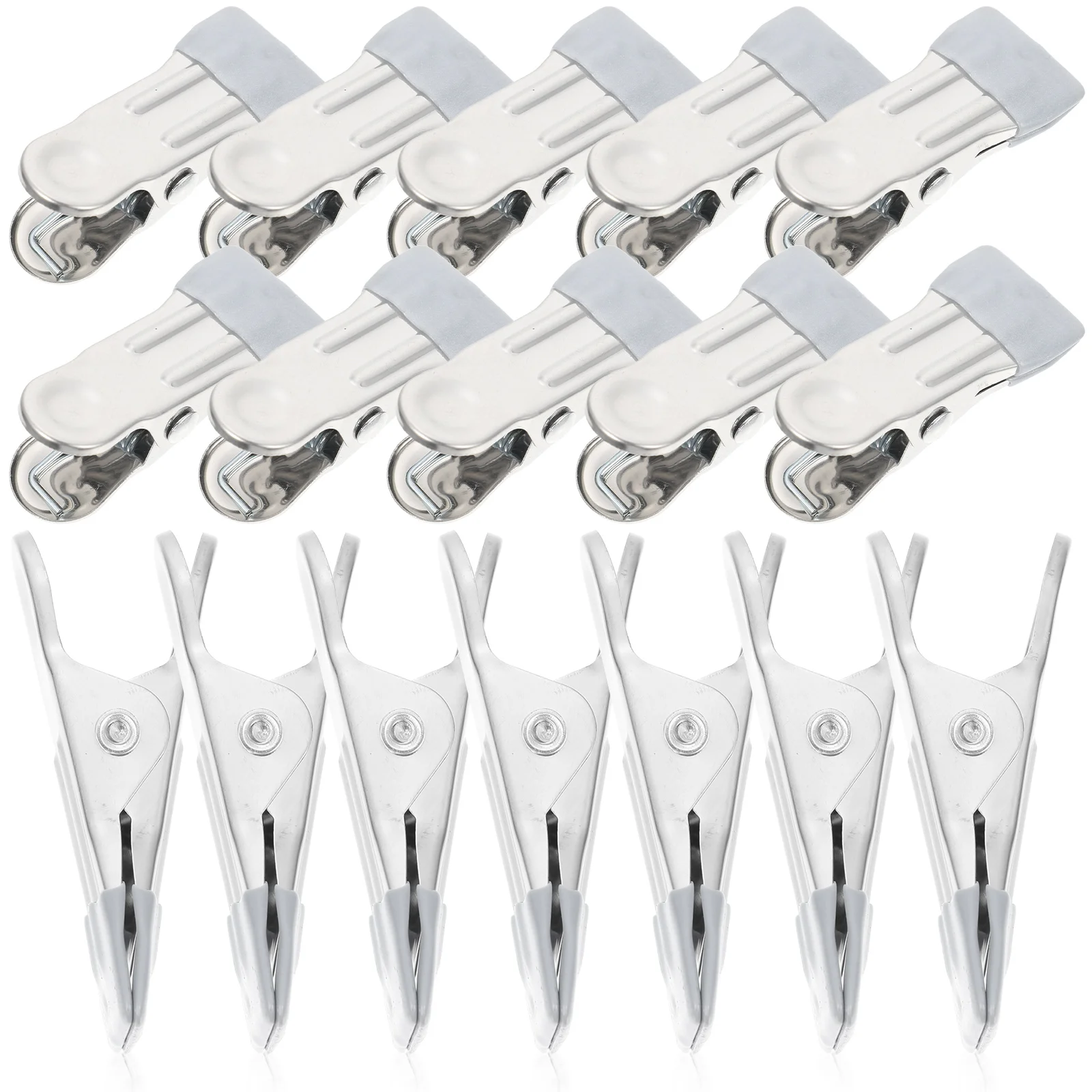 

30pcs Cover Stainless Steel Multifunctional Windproof Fixing Clamps Heavy Duty Retainer For Above Ground Pool Clothes Quilts