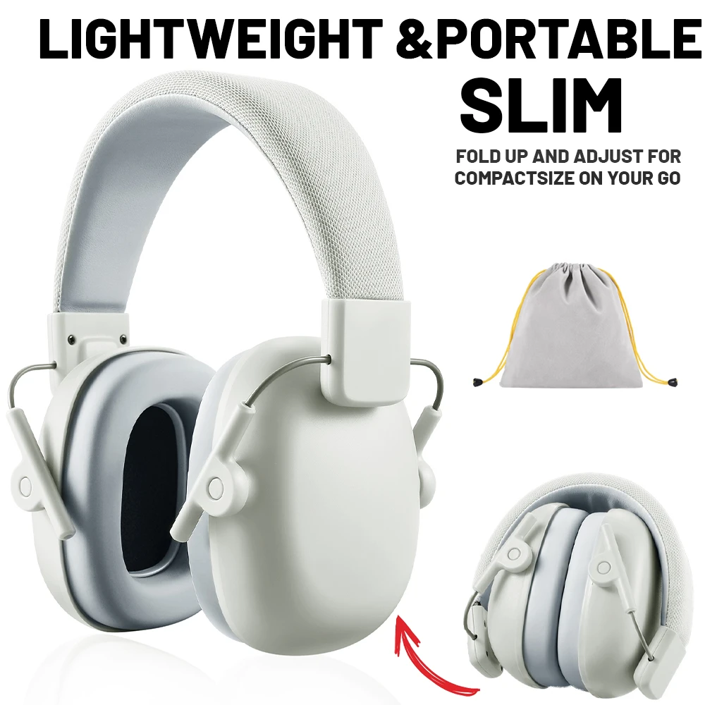 أطفال حماية السمع غطاء للأذنين الطفل الأذن المدافعين الحد من الضوضاء غطاء للأذنين للتوحد الأطفال الصغار القراءة النوم