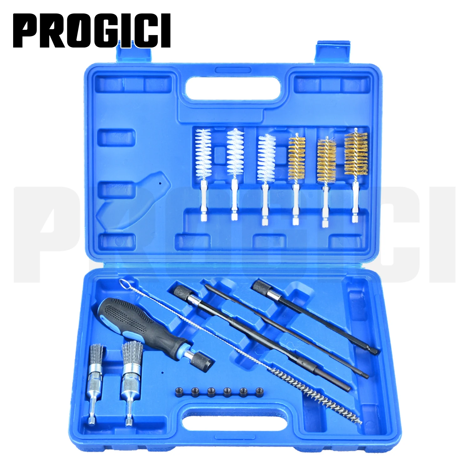 Kit Nettoyage Puits Injecteur Brosses Outils Nettoyage Diesel Coffret