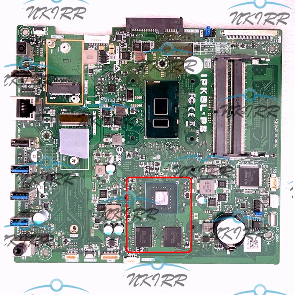 Imagem -02 - Ipkbl-ps Pc5vg Dmrpp 25m63 Cr1tt 9c4tn Nrg1y para Dell Inspiron 3277 3477 Placa-mãe I77500u I5-7200u I3-7130u 4415u Mx110 2g