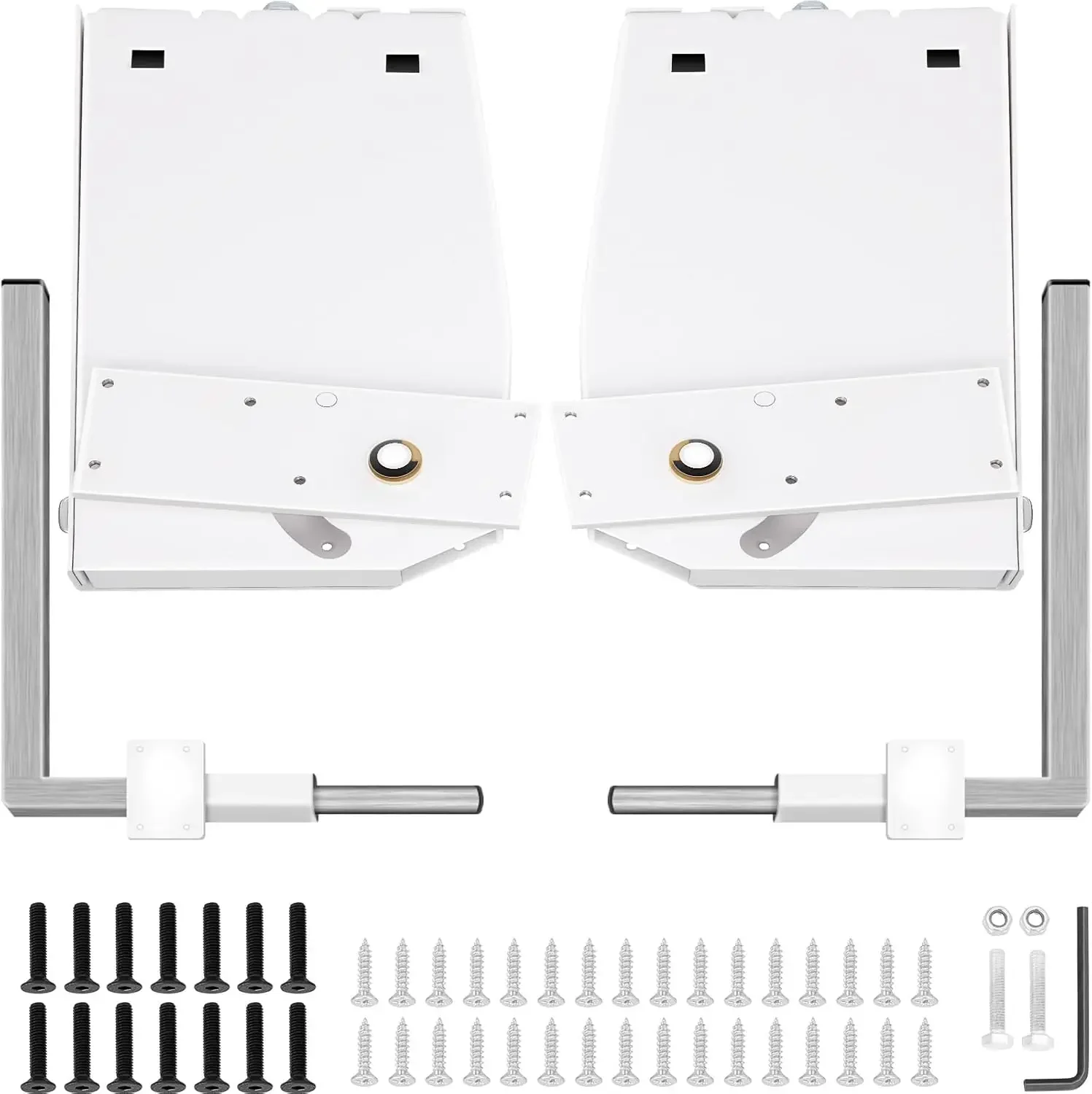 

Murphy Mounting Wall Springs Mechanism Heavy Duty Support Hardware DIY Kit for King Queen Bed (Vertical), White