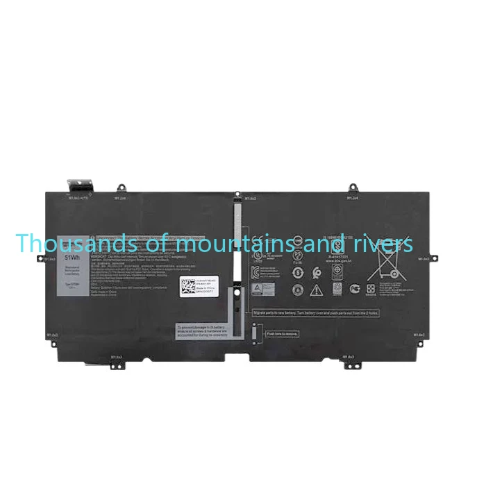 

52TWH XX3T7 Laptop Battery For Dell XPS 13 7390 9310 2-IN-1 P103G001 P103G002 7.6V 51Wh