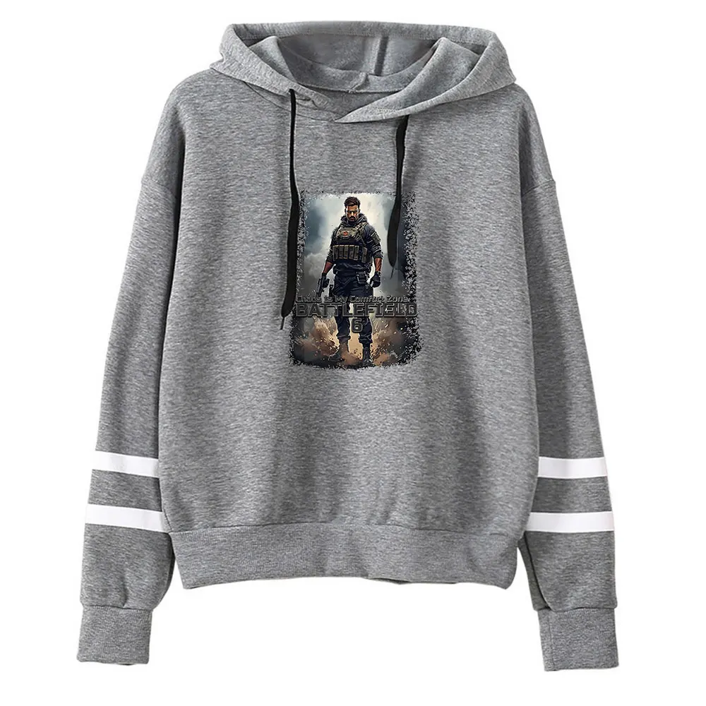 Battlefield 6 Merch Vintage 90s كنزة قطيفة موضة هوديي البلوز الرياضة البلوز الشارع الشهير البلوز #1
