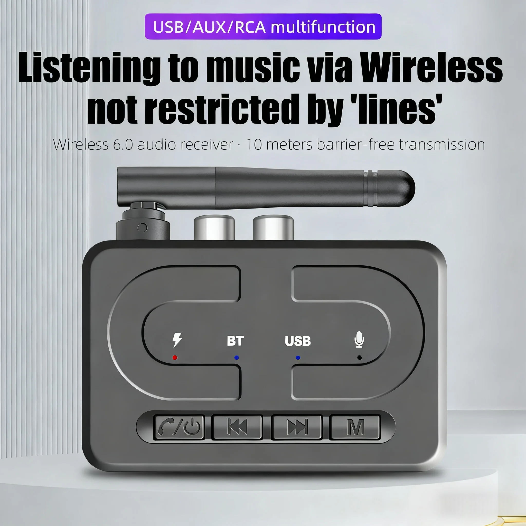 T89 بلوتوث 5.3 استقبال الصوت DAC AUX RCA USB محوري بصري 6.5 مللي متر ميكروفون كاريوكي Hifi ستيريو DSP محول لاسلكي