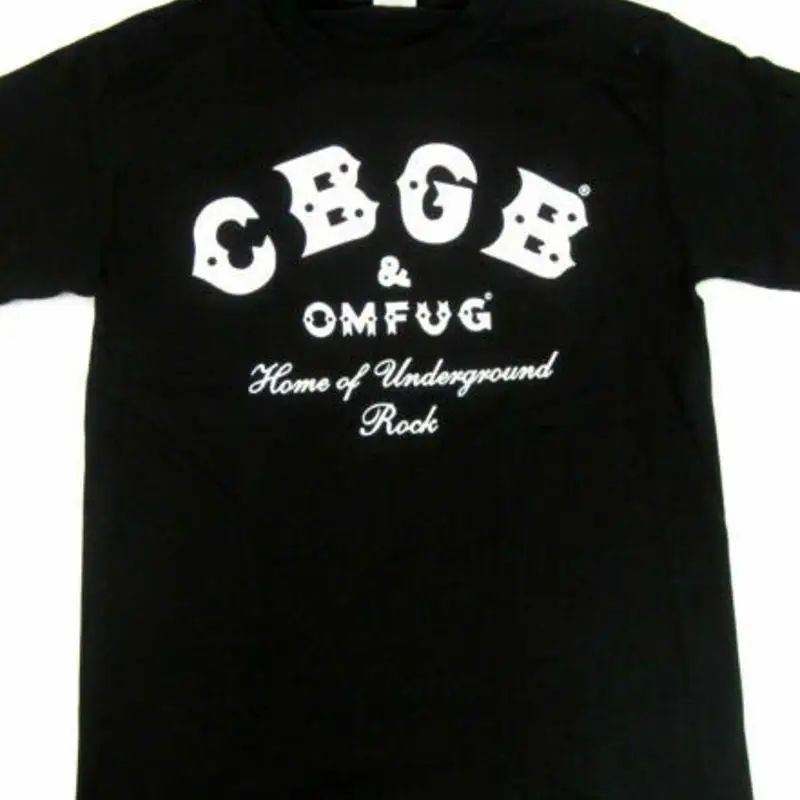 

CBGB Punk Rock T shirt tee Music Underground Bands OMFUG