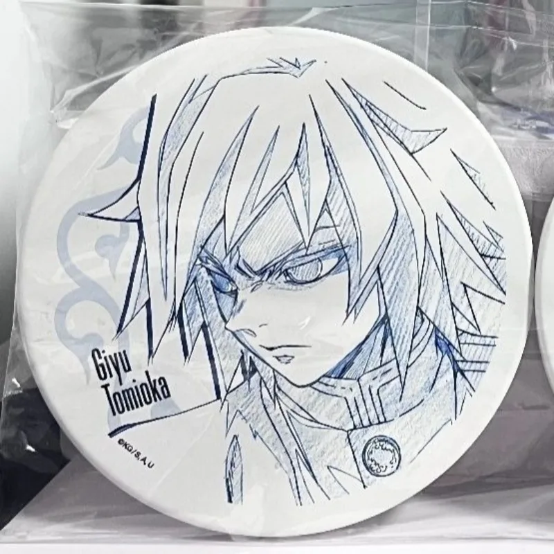 Insignia de Tomioka Giyuu, Demon Slayer: Kimetsu No Yaiba, Artículo de Anime, Diseño Creativo y Atractivo, Broche Original, Regalos