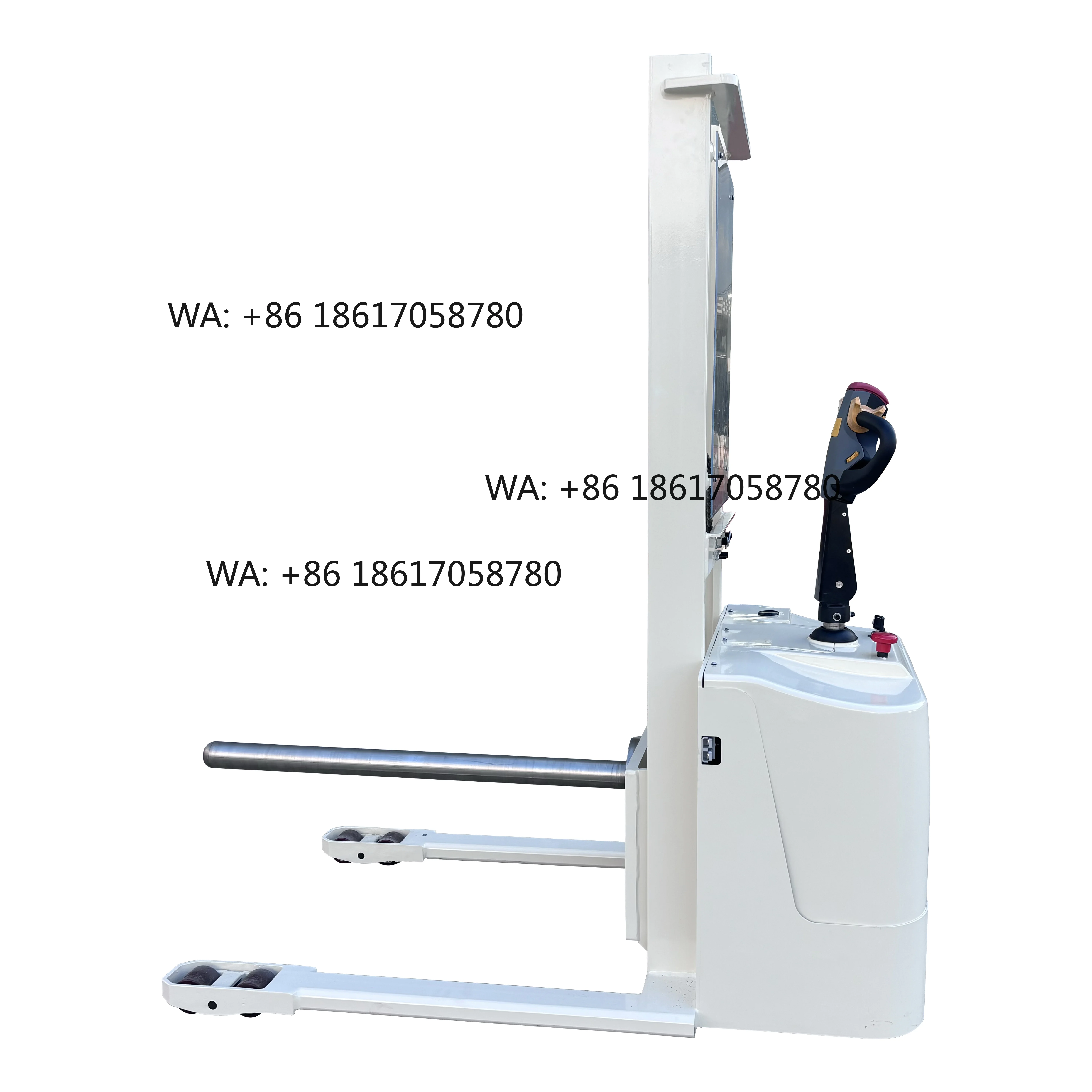3 Ton Steel New Roll Cylinder Lifter 1600mm Full Electric Hydraulic Paper Reel Lifter for PET Jumbo Rolls