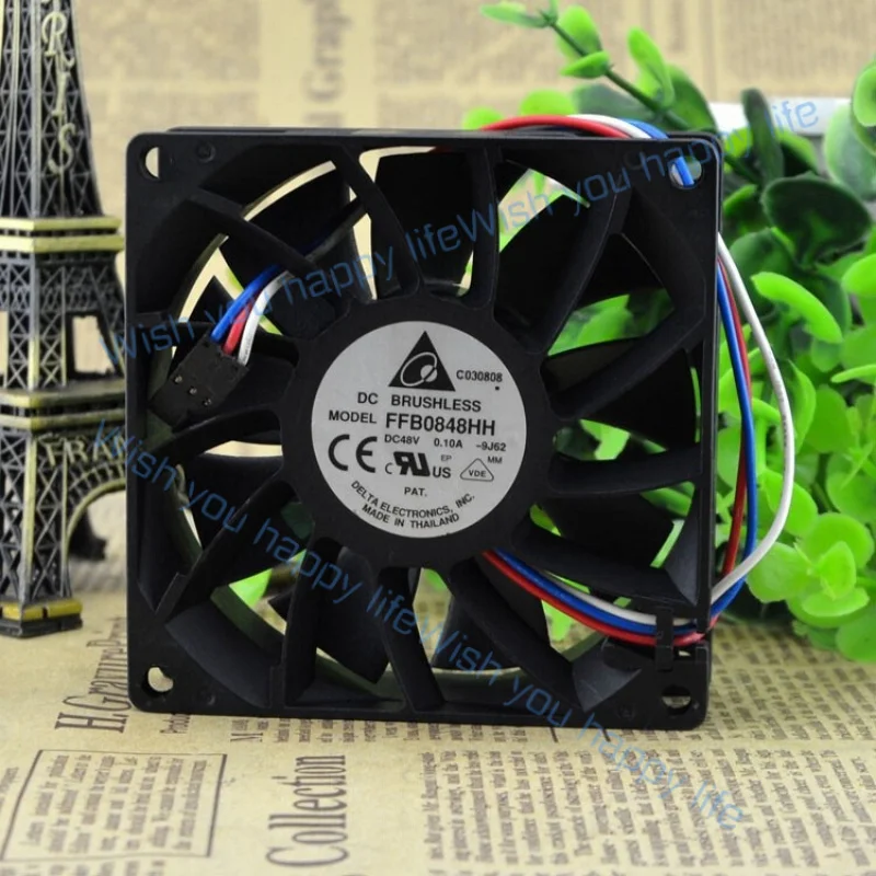 

L... for FFB0848HH 8025 48V 0.10A 8CM / cm server cooling fan #rt