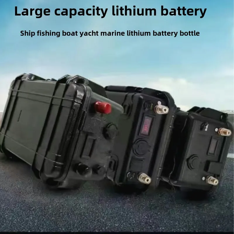 Batterie lithium-ion 36V, 60/80/100/110/120/130/150/200 Ah, avec chargeur, pour moteur de pêche à la traîne, hélice, bateau de p