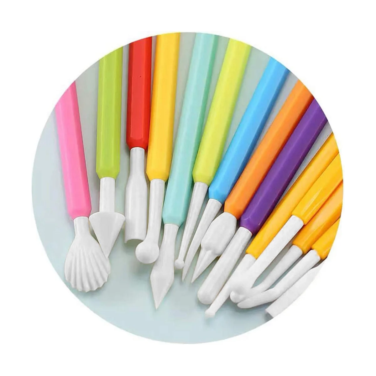 9 Stuks Fondant Modellering Tools Set, Pasta Voor Cake Decoreren, Cake Marshmallow Beeldhouwen Tools Set