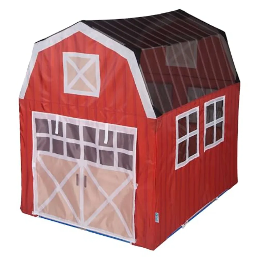 

Barnyard Playhouse Tent for indoor outdoor use polyester fabric multicolor waterproof and easy setup