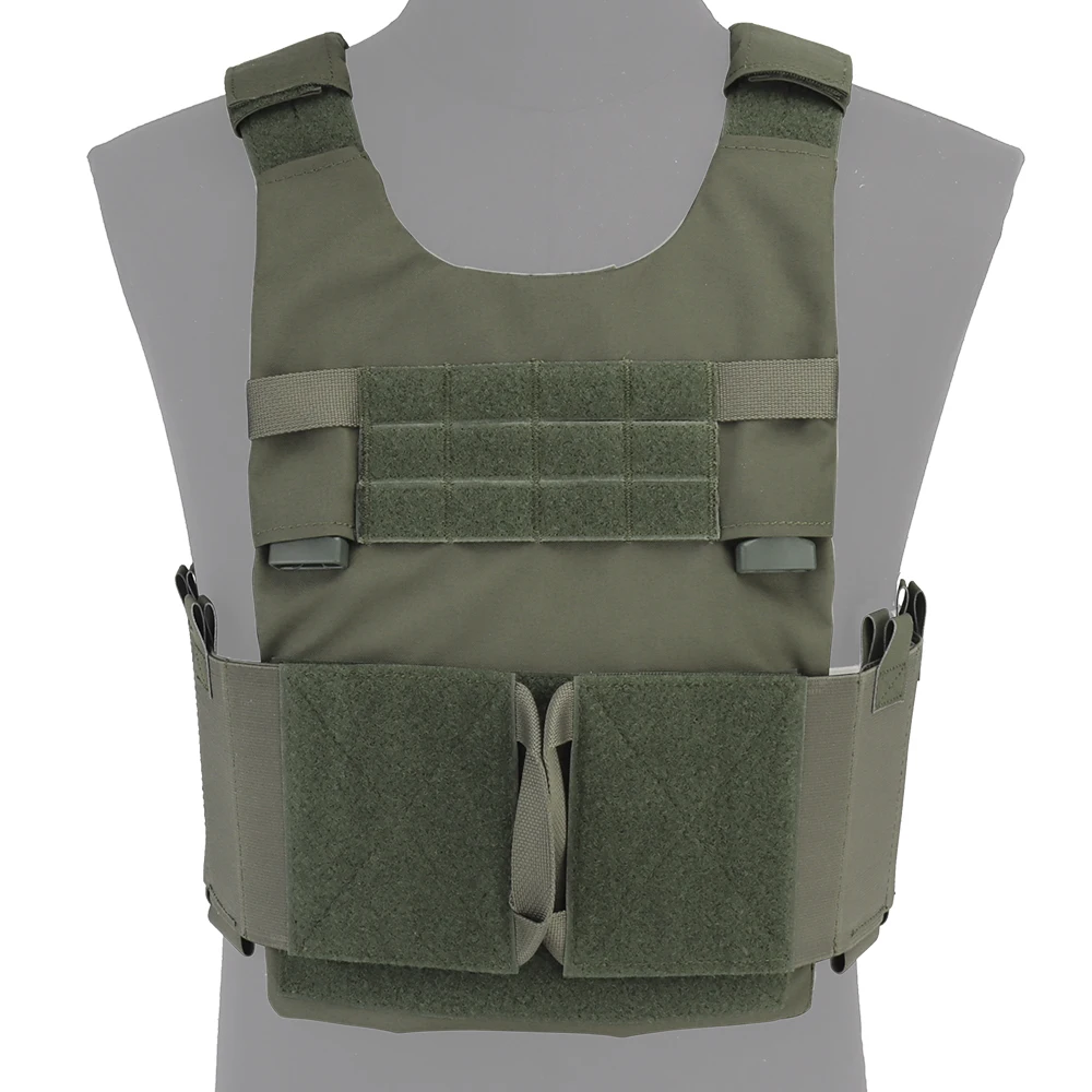 Tactical LV-119 Plate Carrier Vest Zip-on Expansion Back Panel Storage Modular Vest for Airsoft Hunting Wargame Training Gear