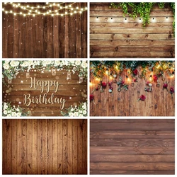 Wood Backdrop for Photography Wooden Board Flower Butterfly Wedding Bridal Shower Baby Birthday Party Background Photo Studio