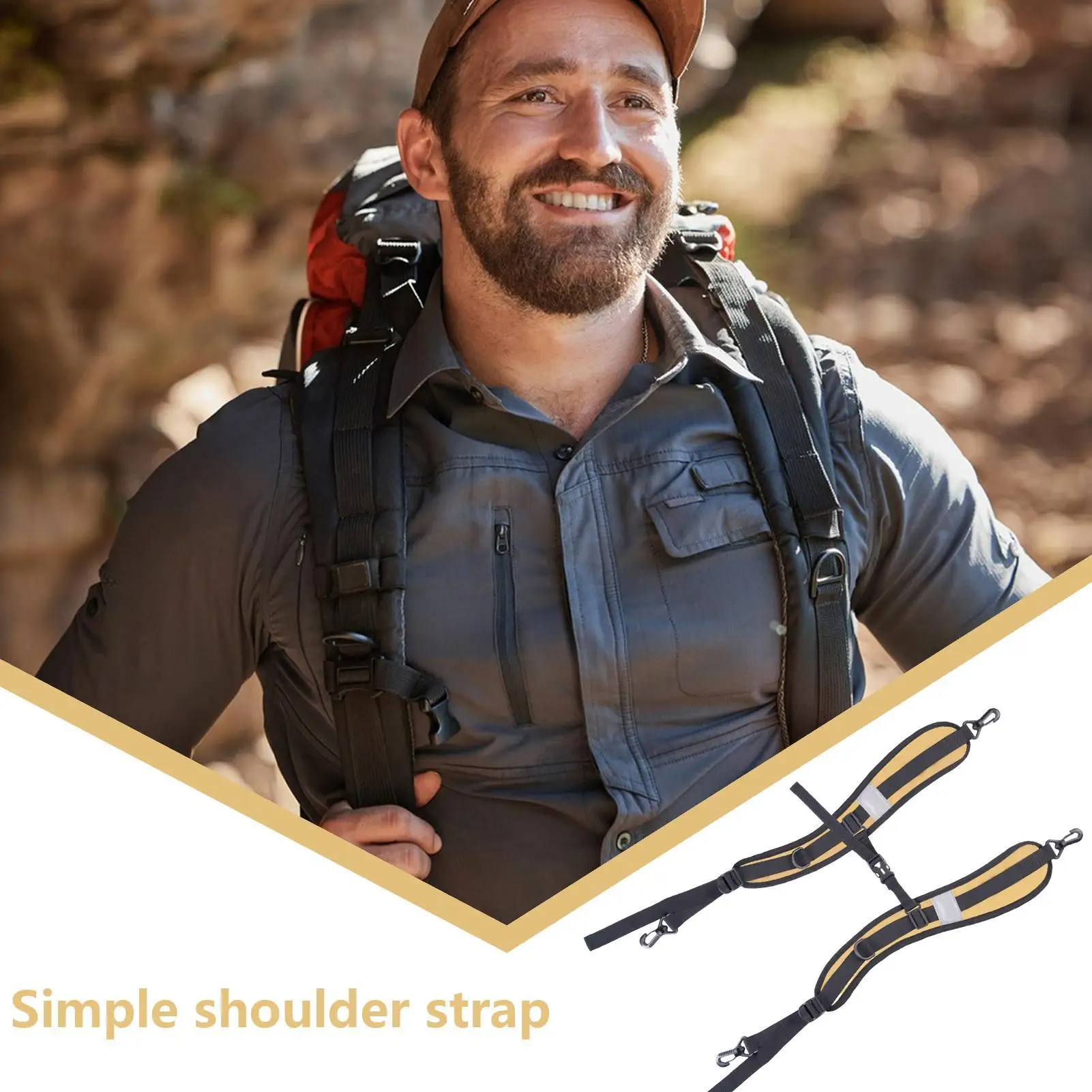 Shoulder Strap For Bag Cameras Shoulder Strap Multifunctional Easy Connection Replacing Chain For Photography Travel Daily