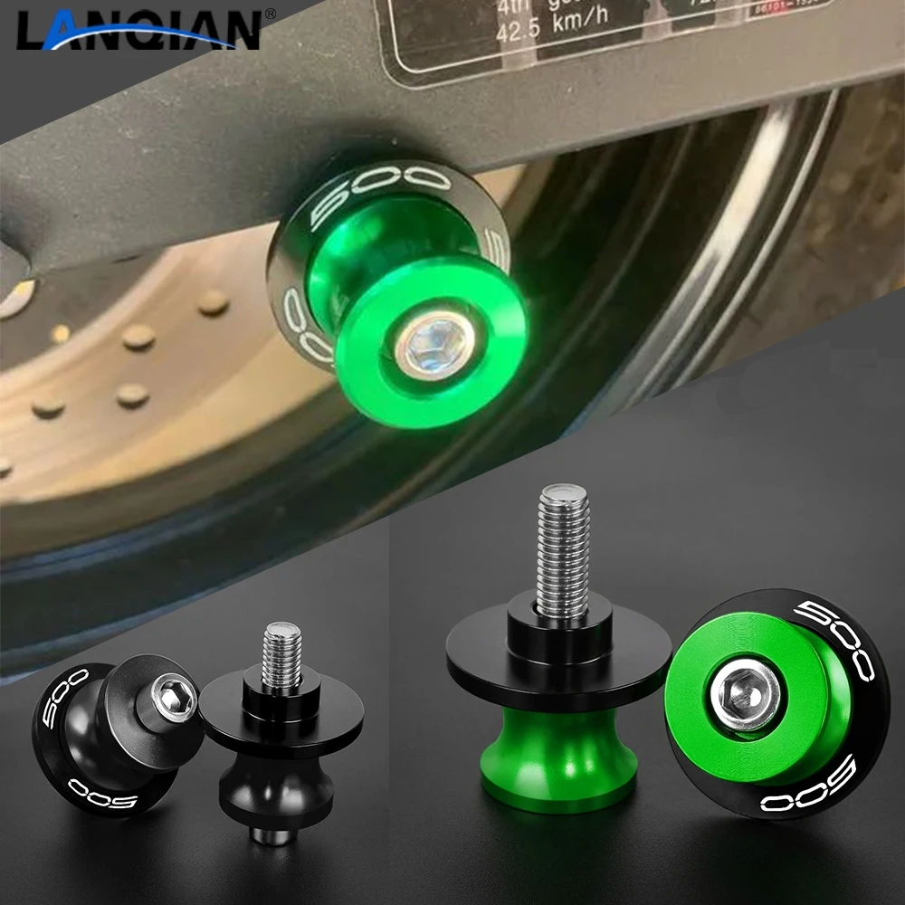 

Motorcycle 8mm Stand Screws Swingarm Spools Slider For Kawasaki Z400 Z500 Z 400 500 Ninja400 Ninja500 SE 2019-2025 2024 2023