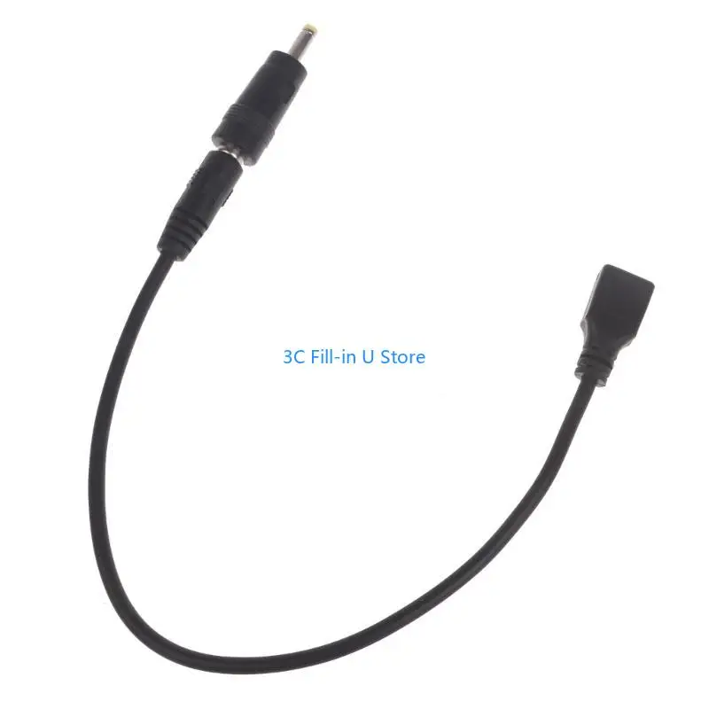 G8TA Micro USB Female to 5.5x2.1mm Male Adapter Set with 3pcs Adapters 4.0x1.7mm,3.5x1.35mm,2.5x0.7mm for Charging