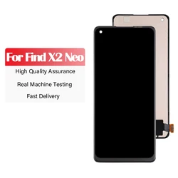 LCD Screen for 6.50 inches OPPO Fins X2 Neo CPH2009 LCD Touch Screen Digitizer Assembly with Repair Tool and Glue for reno 4 pro