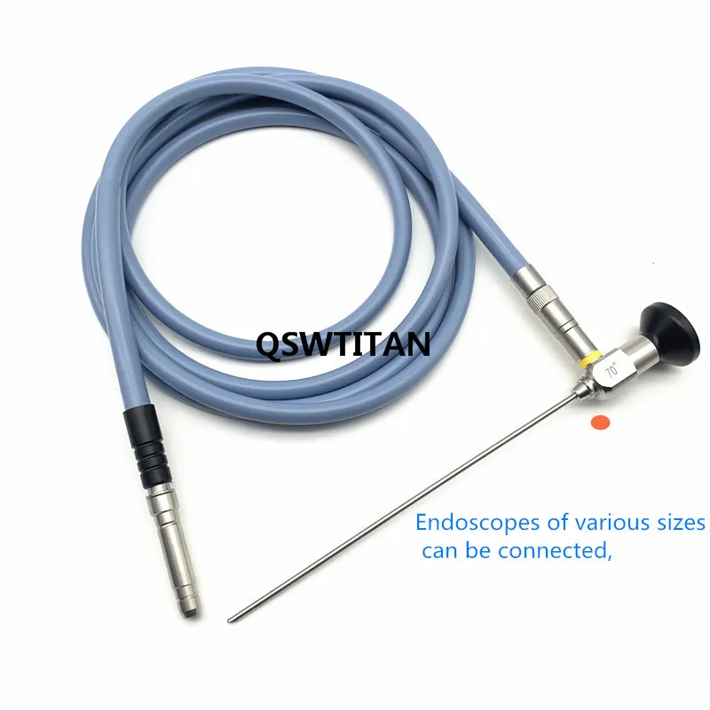 1.8m-3m Endoscop Fiber optical fiber Silicone Cable Light Source Microscope Guide interface fiber