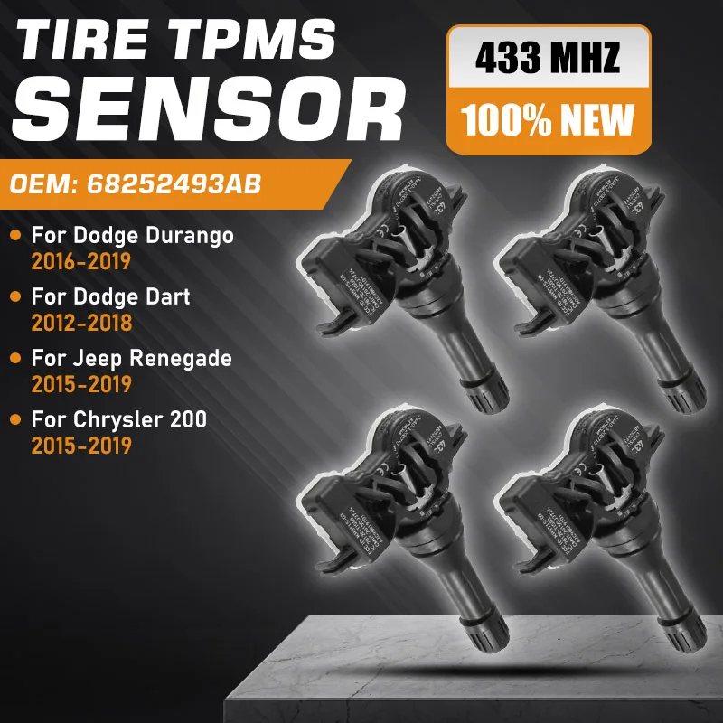 

Car Tire Pressure Sensor For Dodge Durango 2016-2019 TPMS Jeep Renegade Chrysler 200 2015-2019 Dodge Dart 2012-2018 68252493AB