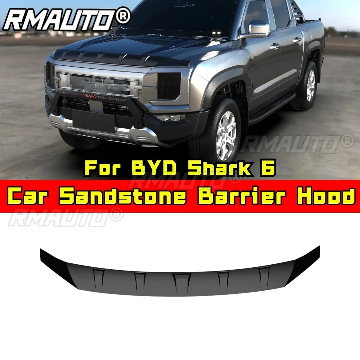 

Car Sandstone Barrier Hood Cover For BYD Shark 6 Body Kit Car Accessories