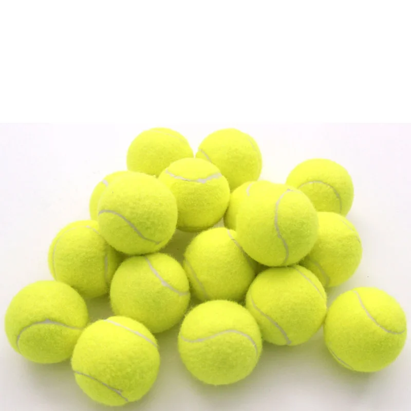 5pcs/10pcs New Tennis Balls  Professional Reinforced Rubber Shock Absorber High Elasticity Durable Training Ball for Club School