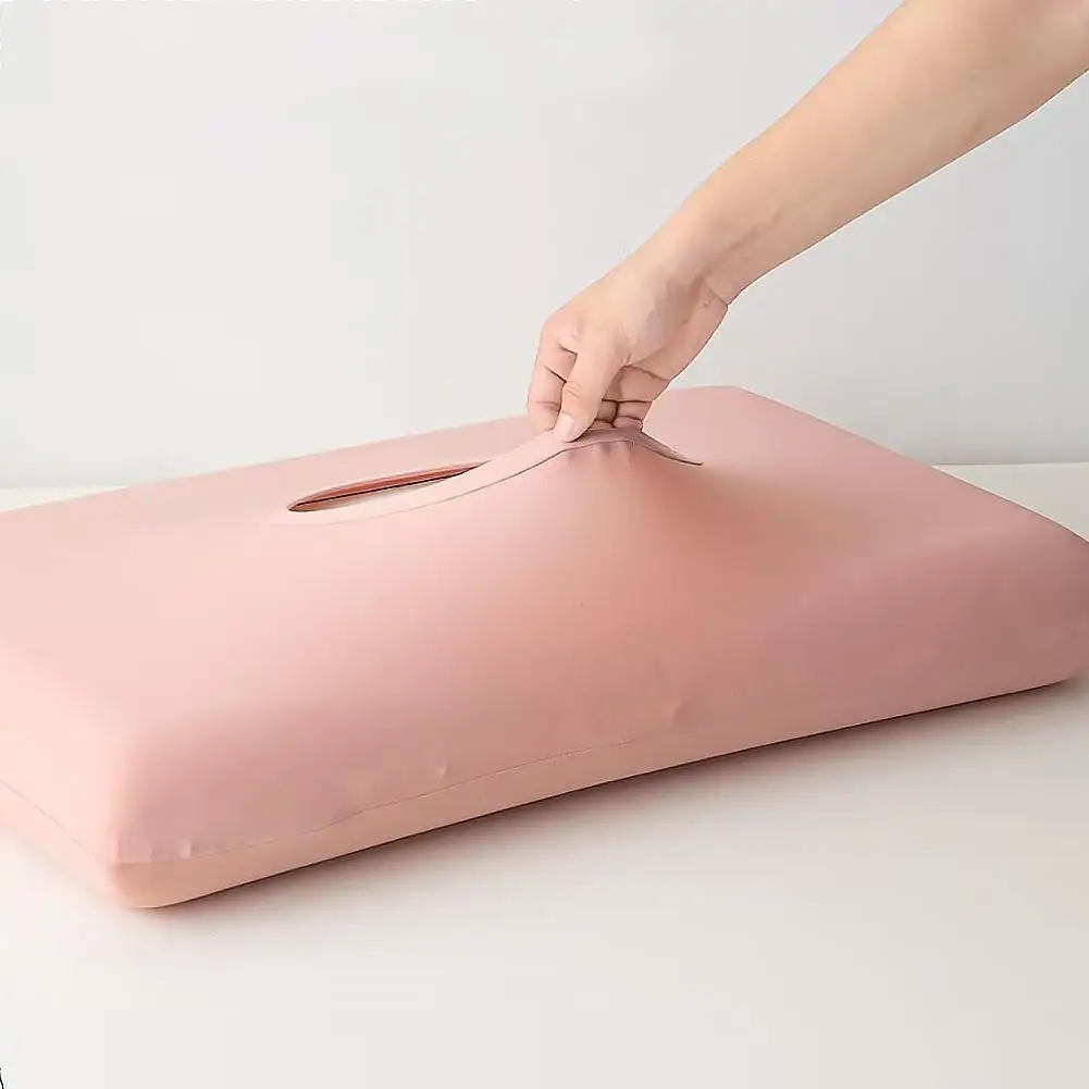 Cooling Pillowcase Adjustable Drawstring Non‑Slip Design Breathable Moisture‑Wicking Pillow Cover for Summer Sleep Skin‑Friendly