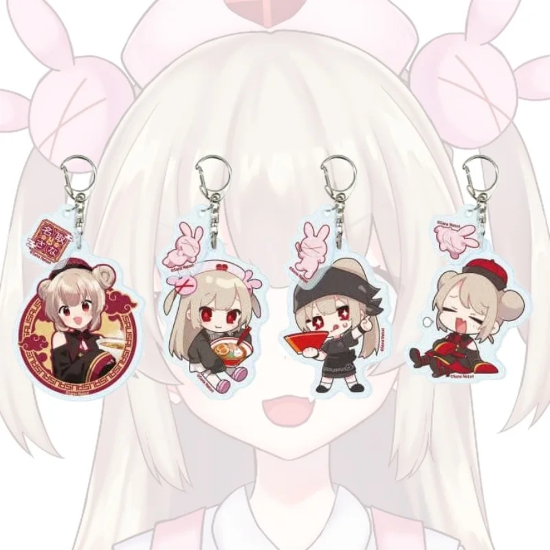VTuber selbsternannte Krankenschwester Llavero Anime Sana Natori Acryl-Schlüsselanhänger Anhänger Autoschlüsselanhänger Schlüsselring Handytaschenanhänger Schmuck