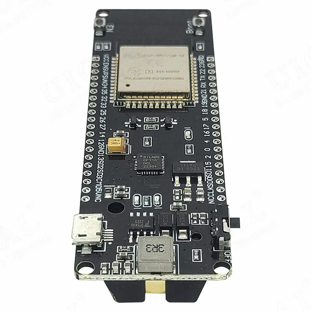 BT 2.4G Wifi Module ESP32 Development learning Board with 18650 Battery Holder ESP32-WROOM-32 CP2102 Serial USB Micro