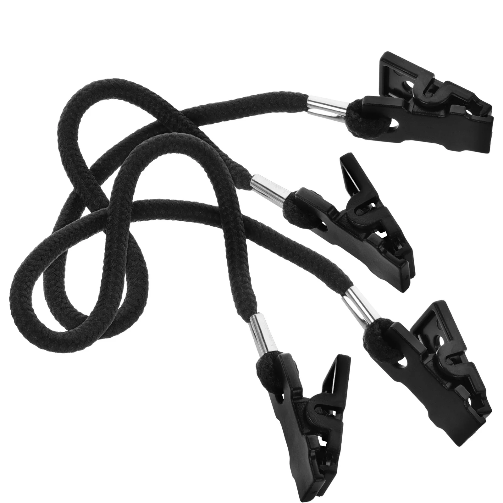 

2pcs Glasses Strap Polyester Windproof Anti-Loss Retainer For Hats Caps Outdoor Sports Running Fishing Boating Safety Gear